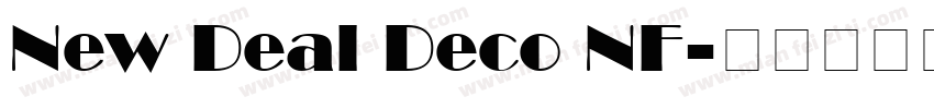 New Deal Deco NF字体转换